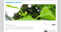 Desktop Screenshot of hamidrezanasiri.com